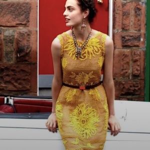 Yellow Honeycomb Lace By Yoana Baraschi Dress 🐝